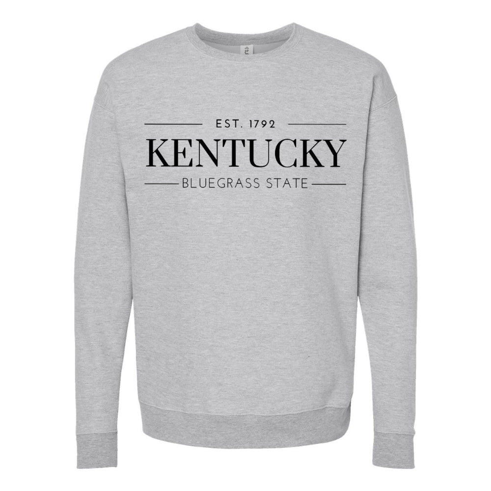 Kentucky Bluegrass State Est. 1792 Crewneck