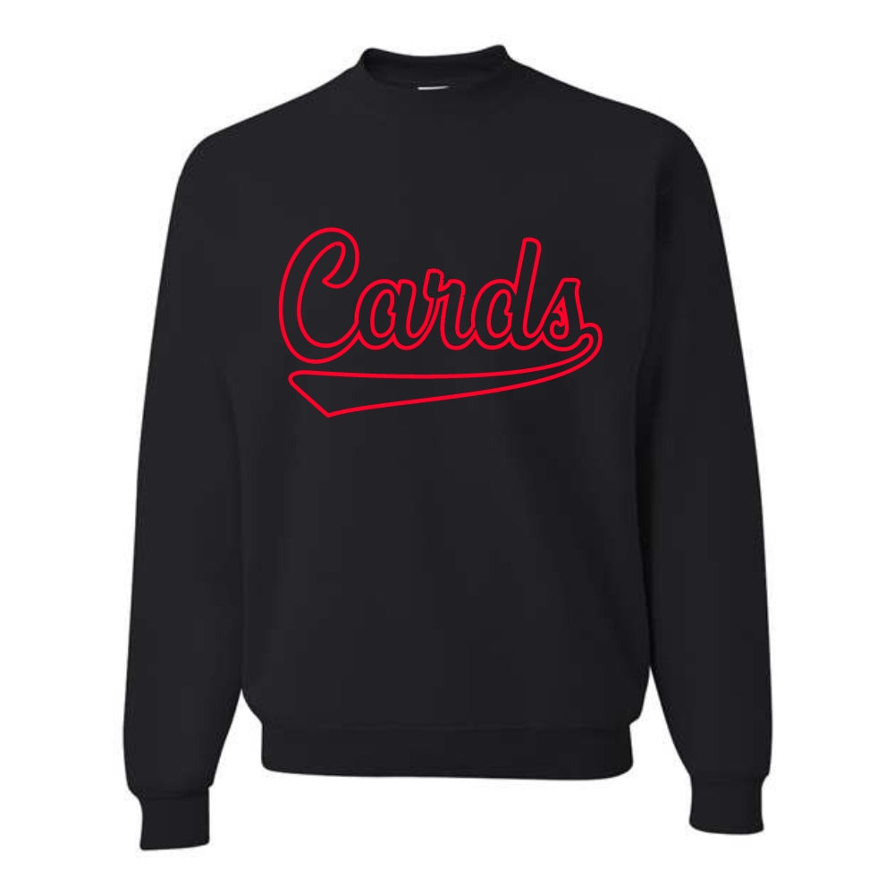 Cards Outline Crewneck