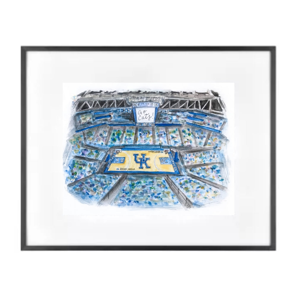 Rupp Arena 11" x 14" Print