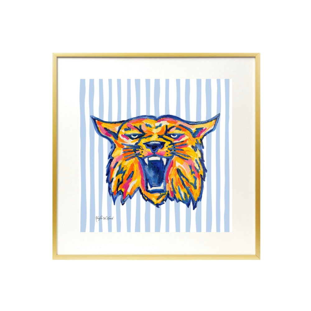 Kentucky Wildcat Classic Mascot 12" x 12" Print