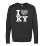 "I Love KY" Leopard Heart Crewneck