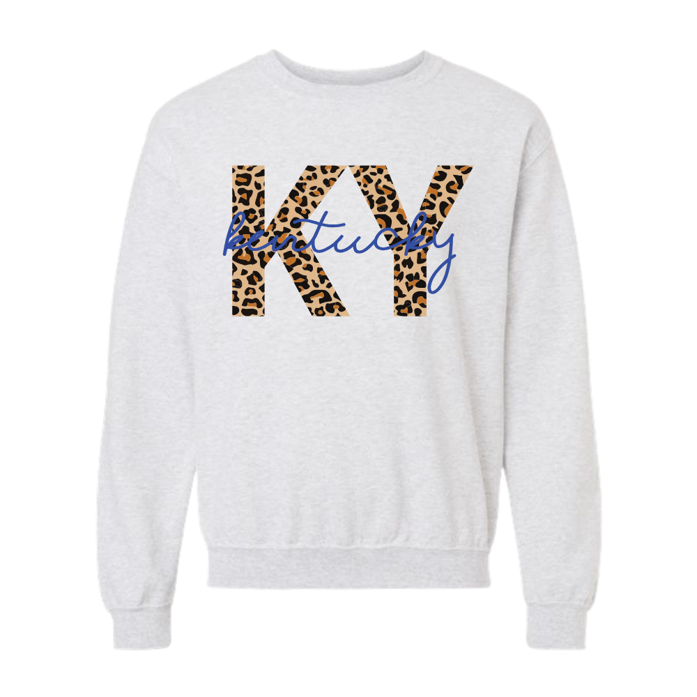 Leopard KY Kentucky Crewneck