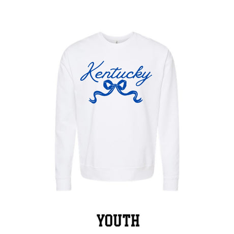 Kentucky Bow Youth Crewneck