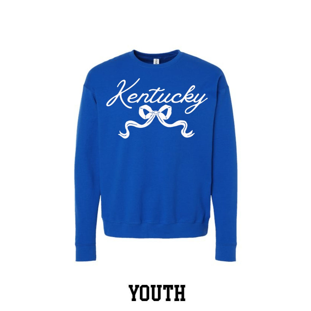 Kentucky Bow Youth Crewneck