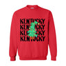 Kentucky Repeat Christmas Tree Crewneck