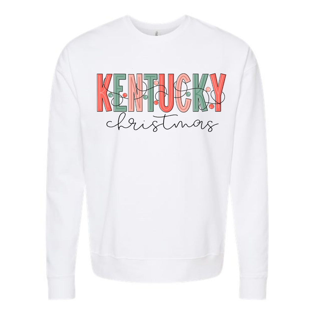 Kentucky Christmas Lights Crewneck