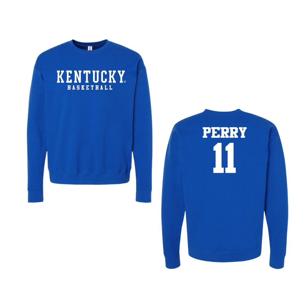 Travis Perry 11 Kentucky Basketball Crewneck