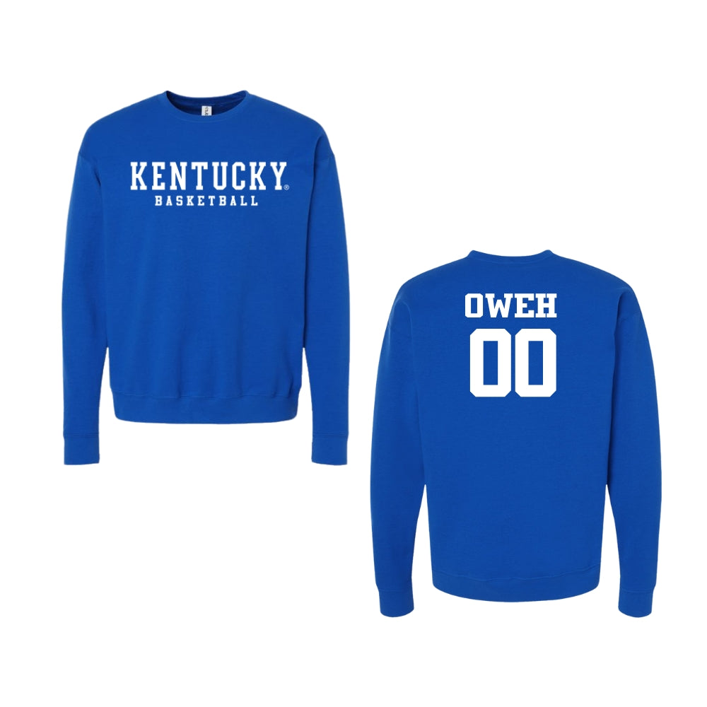 Otega Oweh 00 Kentucky Basketball Crewneck