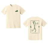 Lake Barkley + Kentucky Lake Map Comfort Colors T-Shirt