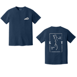 Lake Barkley + Kentucky Lake Map Comfort Colors T-Shirt