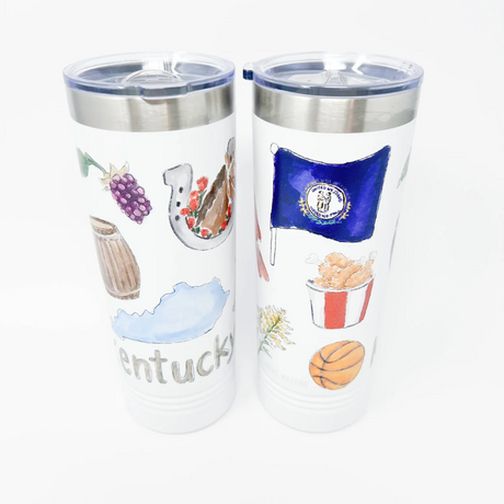 Kentucky Icons Skinny 22oz Tumbler