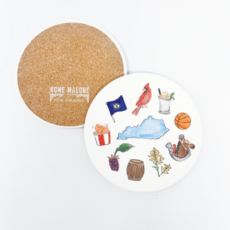 Kentucky Icons Stone Coaster