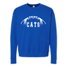 Distressed CATS Football Crewneck