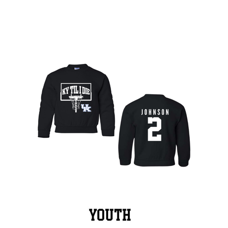 Jasper Johnson KY Til I Die Basket Crewneck