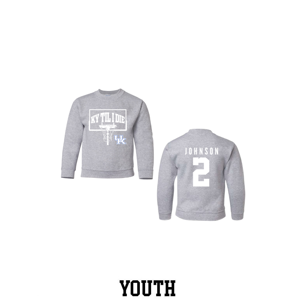 Jasper Johnson KY Til I Die Basket Crewneck
