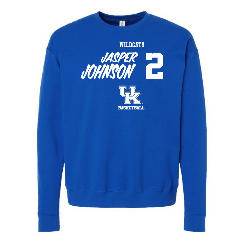 Jasper Johnson Wildcats Basketball 2 Crewneck
