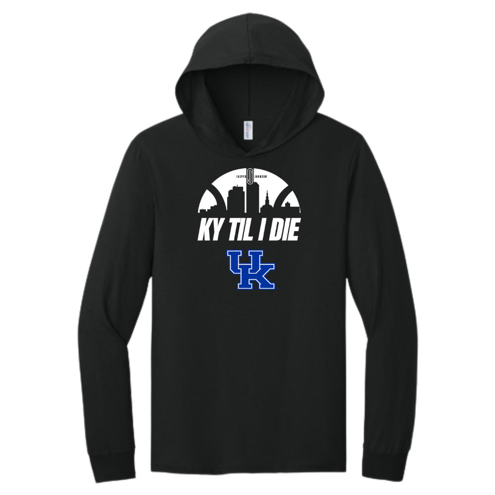 Jasper Johnson KY Til I Die Skyline Long Sleeve Hooded T-Shirt