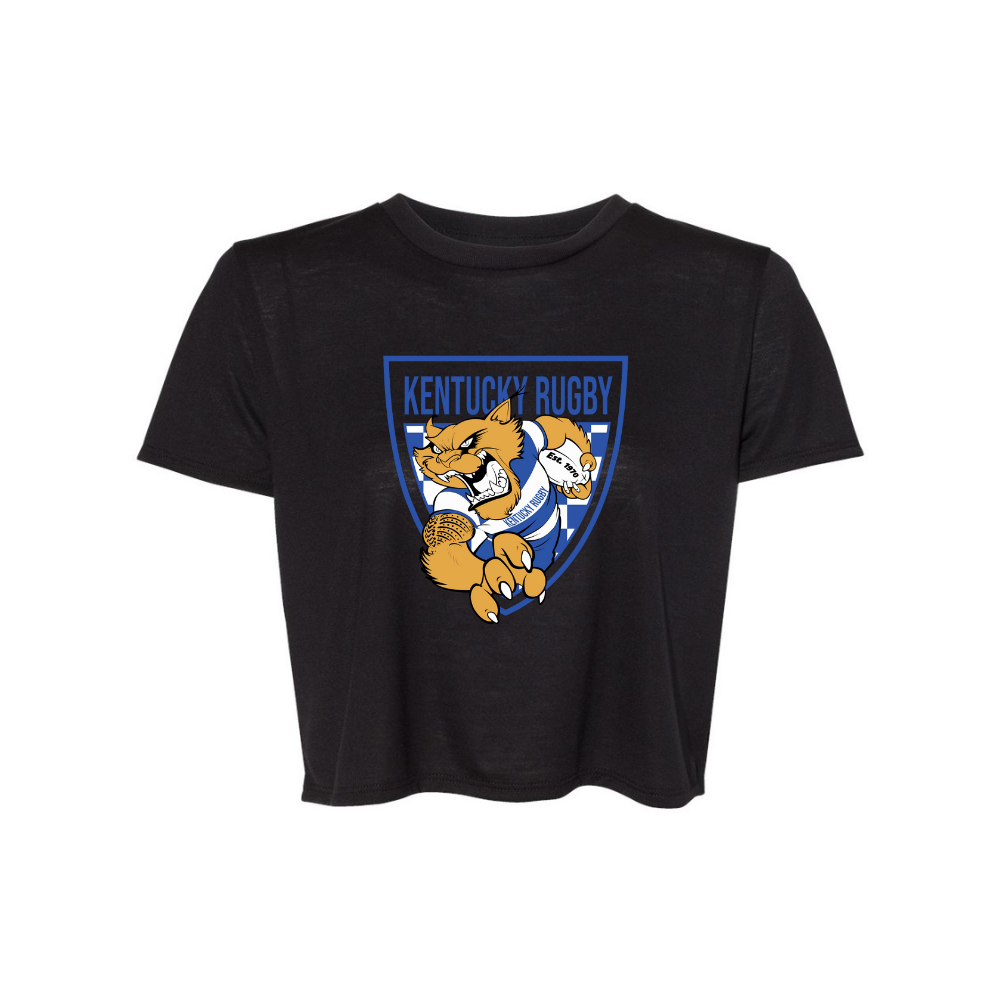 Kentucky Rugby Shield Crop T-Shirt
