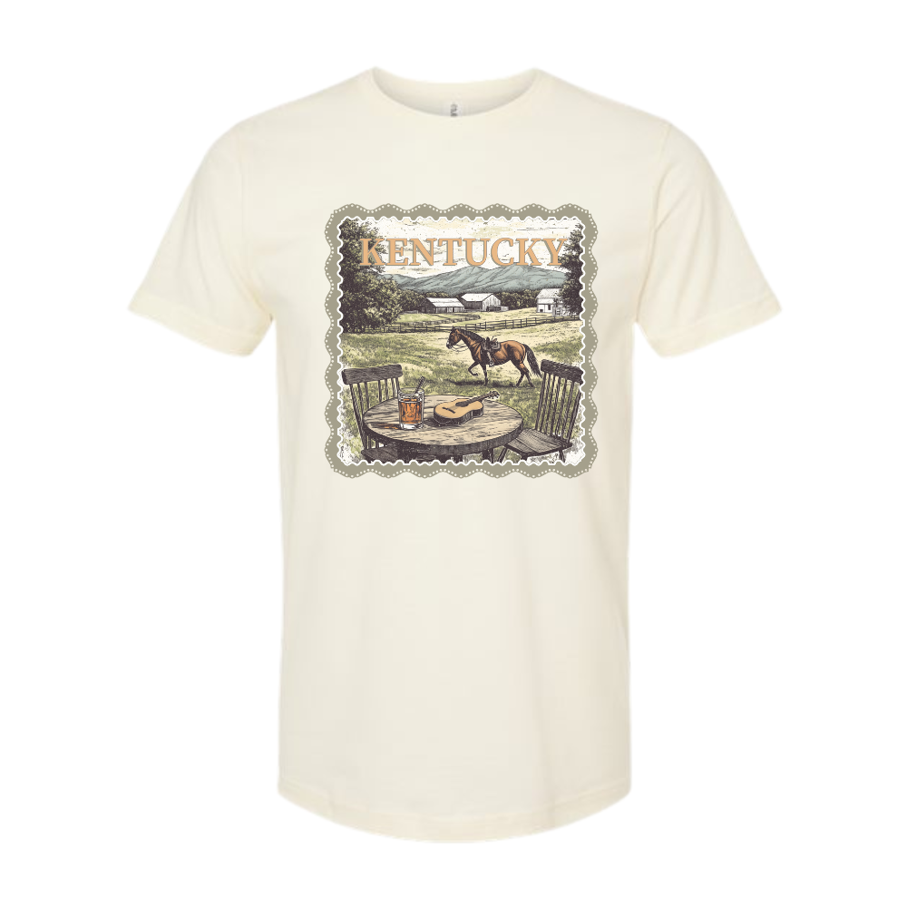 Kentucky Countryside Stamp T-Shirt