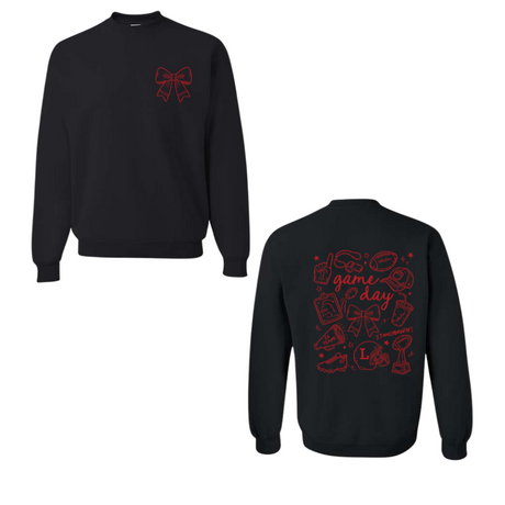 L Game Day Doodle Crewneck