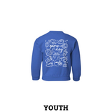 Game Day Doodle Youth Crewneck