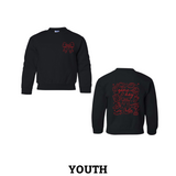 L Game Day Doodle Youth Crewneck