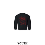 L Game Day Doodle Youth Crewneck
