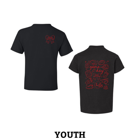 L Game Day Doodle Youth T-Shirt