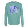 Kentucky Stacked Pattern Comfort Colors Long Sleeve T-Shirt