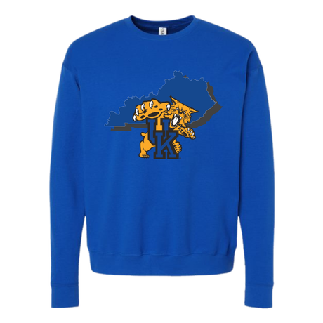 Kentucky Wildcat State Crewneck