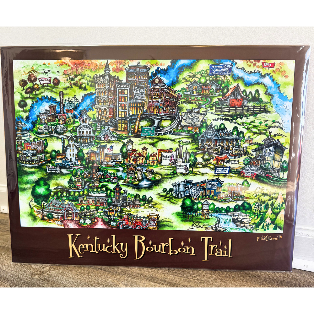 Kentucky Bourbon Trail Poster