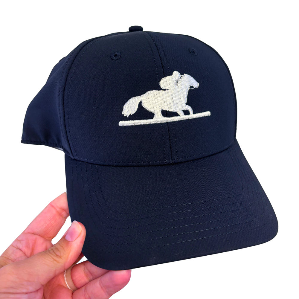 Jockey and Horse Embroidered Hat