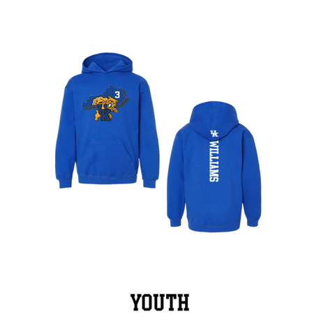 Kam Williams 3 State Wildcat Hoodie