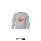 We Are Kentucky Basketball and Bow Youth Crewneck