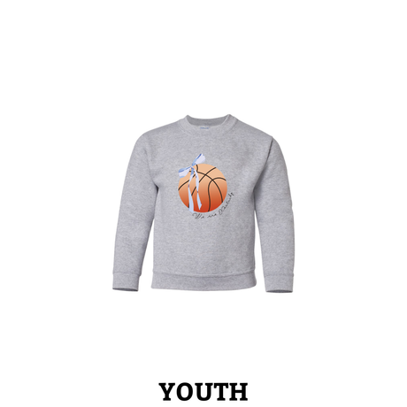 We Are Kentucky Basketball and Bow Youth Crewneck