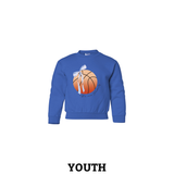 We Are Kentucky Basketball and Bow Youth Crewneck
