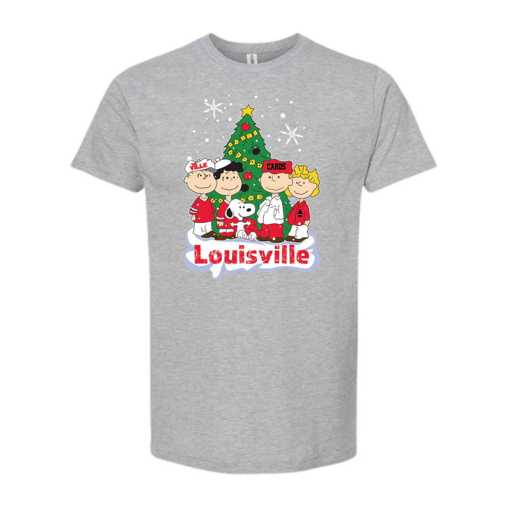 Louisville Peanuts Christmas T-Shirt