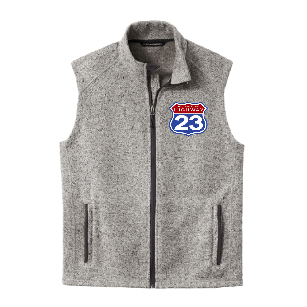 Country Music Highway 23 Fleece Sweater Zip Vest