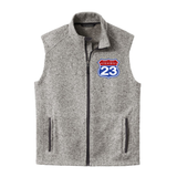 Country Music Highway 23 Fleece Sweater Zip Vest