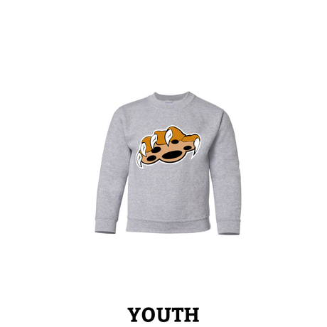 Cat Paw Swipe Youth Crewneck