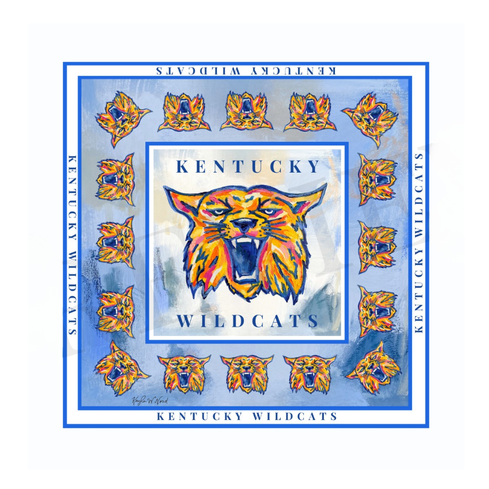 Wild Wildcats Silk Scarf