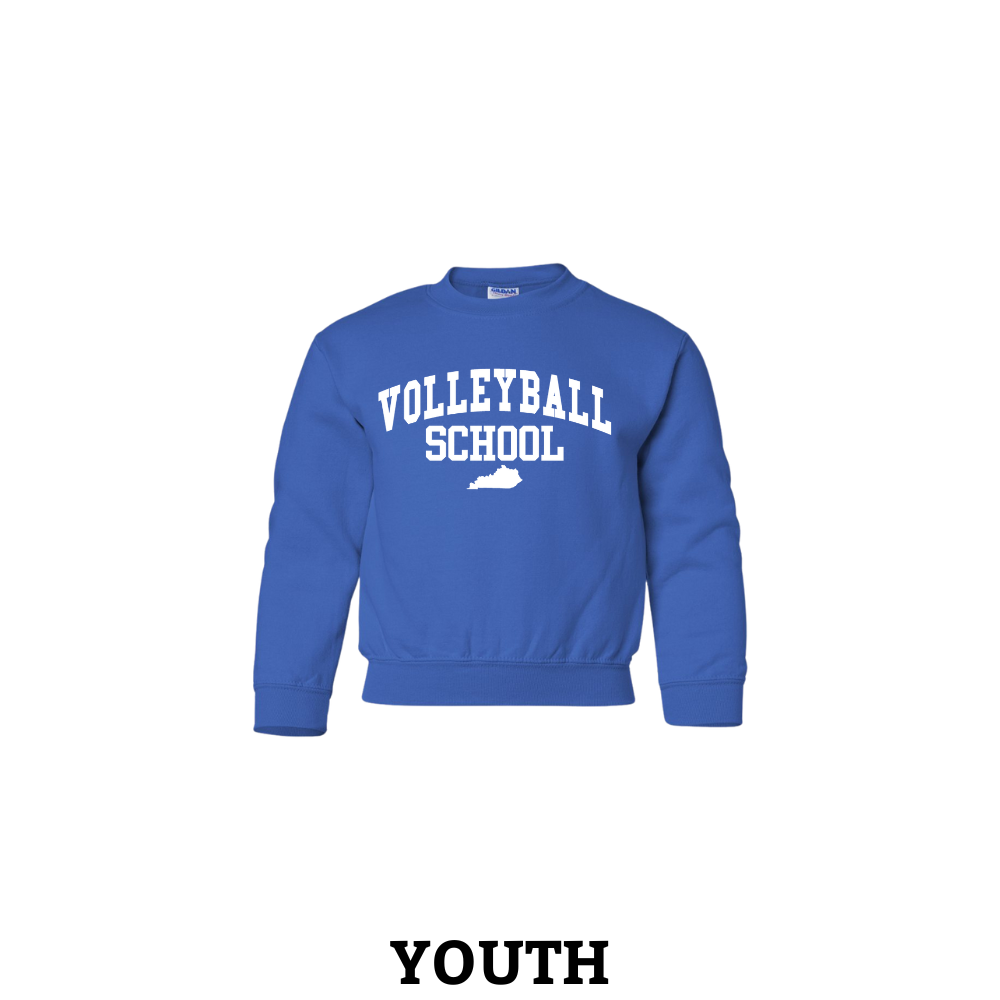 KY Volleyball School Youth Crewneck