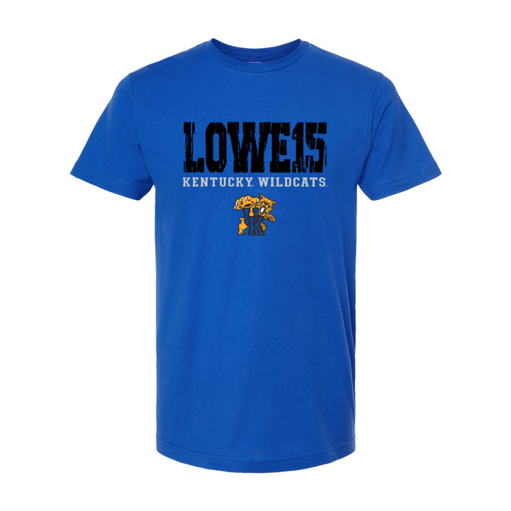Jaland Lowe 15 Kentucky Wildcats T-Shirt