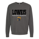 Jaland Lowe 15 Kentucky Wildcats Crewneck
