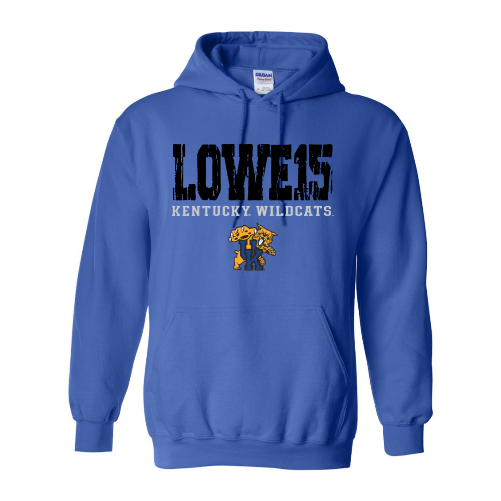 Jaland Lowe 15 Kentucky Wildcats Hoodie
