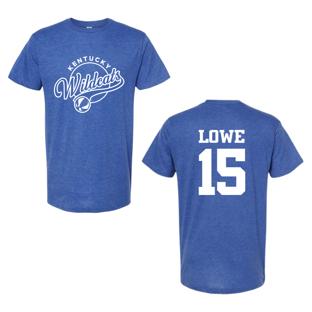 Jaland Lowe 15 Retro Kentucky Wildcats T-Shirt