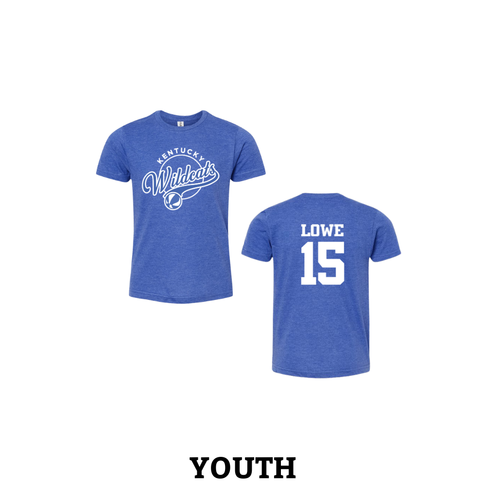Jaland Lowe 15 Retro Kentucky Wildcats T-Shirt