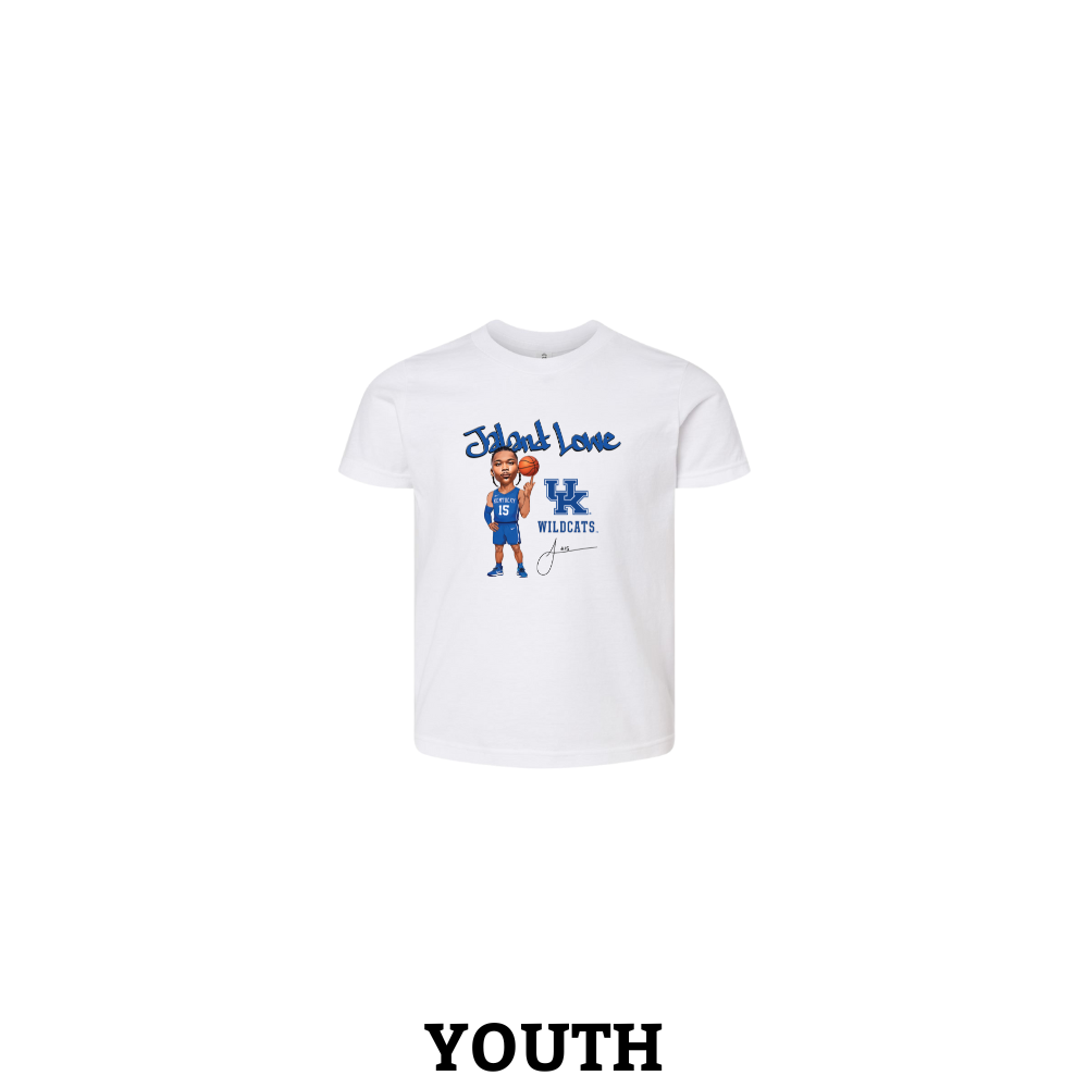 Jaland Lowe UK Wildcats Caricature T-Shirt