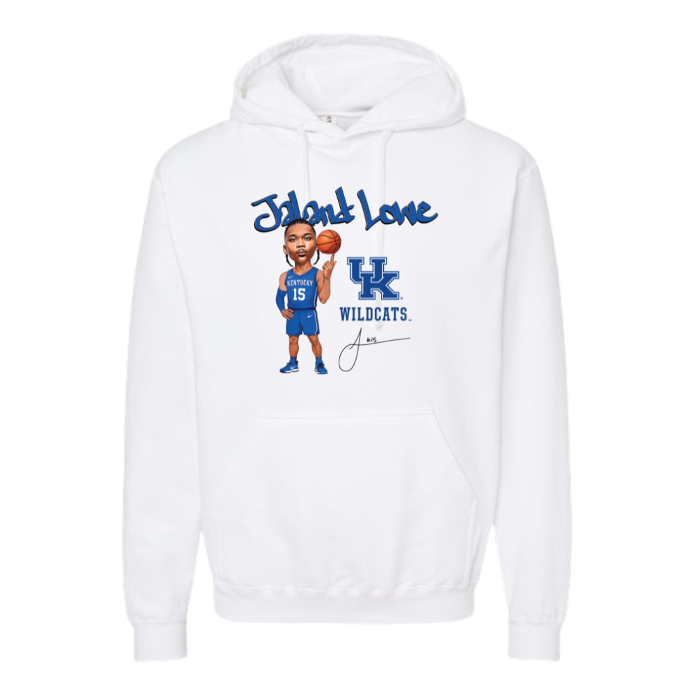 Jaland Lowe UK Wildcats Caricature Hoodie