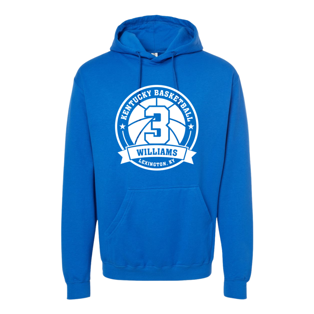 Kam Williams 3 Kentucky Basketball Badge Hoodie